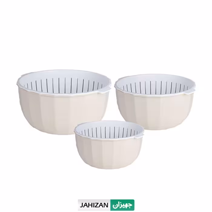 ست کاسه و آبکش آلابون زیباسازان کد 32380