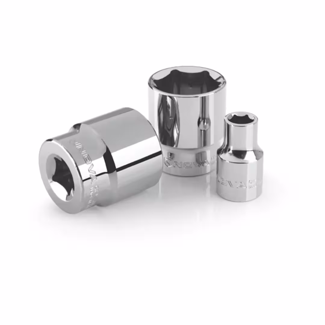 بکس تکی کوتاه 1/2 درایو شش پر 18 میلیمتر نووا 7118