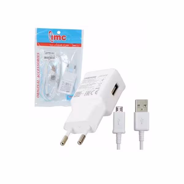 شارژر اورجینال سامسونگ   کابل میکرو یو اس بی سرکارتن