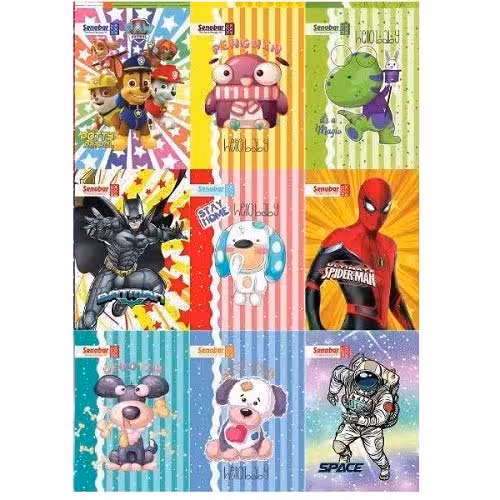 دفتر 50 برگ سیمی شطرنجی صنوبر یا پایکو