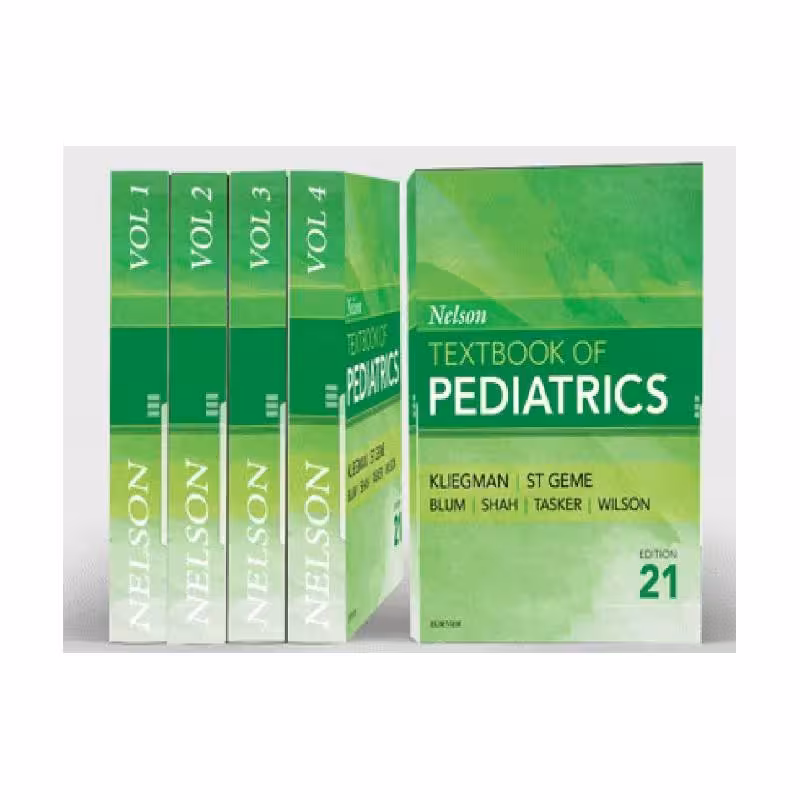 کتاب نوزادان نلسون 2019 زبان اصلی | Nelson Textbook of Pediatrics 4-Volume Set
