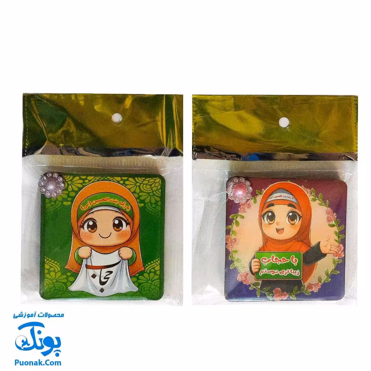 گیفت آینه فانتزی اسلامی دخترانه چوبی