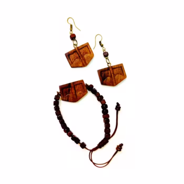 ست اکسسوری دست‌ساز (گوشواره   دستبند)