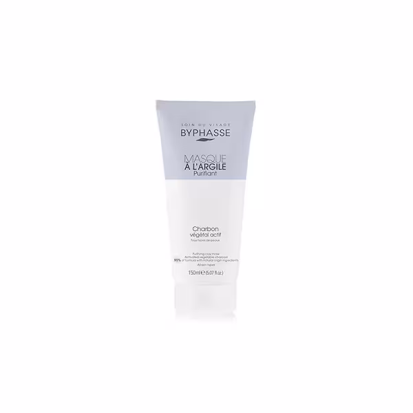 ماسک صورت بایفاس مدل خاک رس و زغال حجم 150 میل Byphasse PURIFYING CLAY MASK