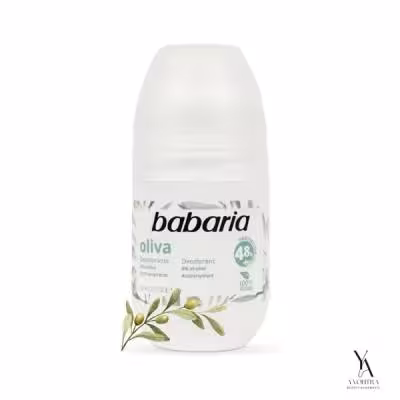مام رول ضدتعریق زیتون باباریا BABARIA مناسب پوست حساس حجم 50 میل