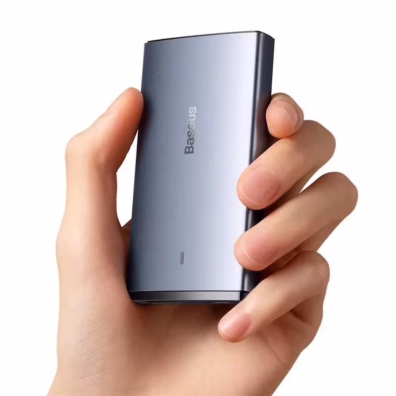 شارژر دیواری 65 وات بیسوس مدل GaN5 Pro Ultra-Slim به همراه کابل تبدیل USB-C