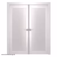 درب شیشه‌خور چوبی برای فضای مدرن کد 1153