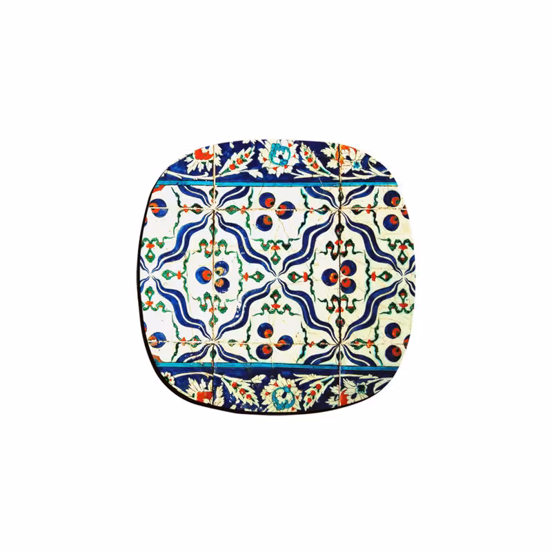 زیر لیوانی ترمه طراحان ایده مدل کاشی کد cfp147