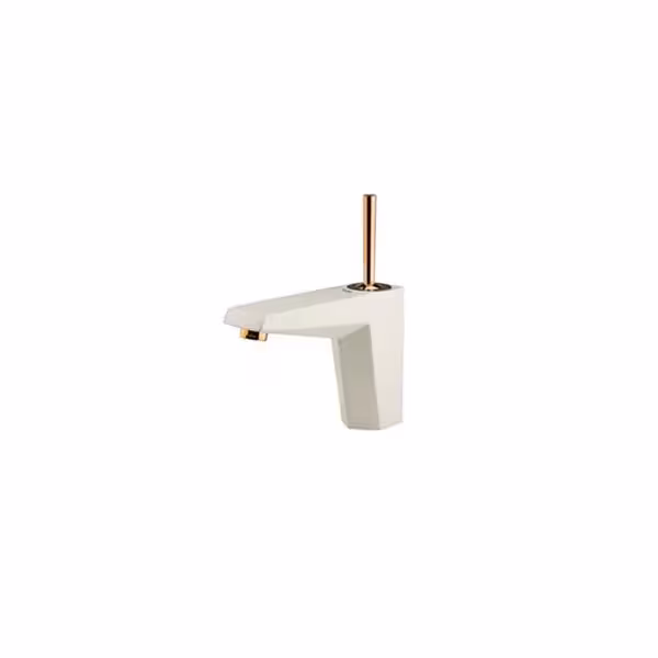 شیر روشویی ثابت شودر مدل تیفانی شیری طلا