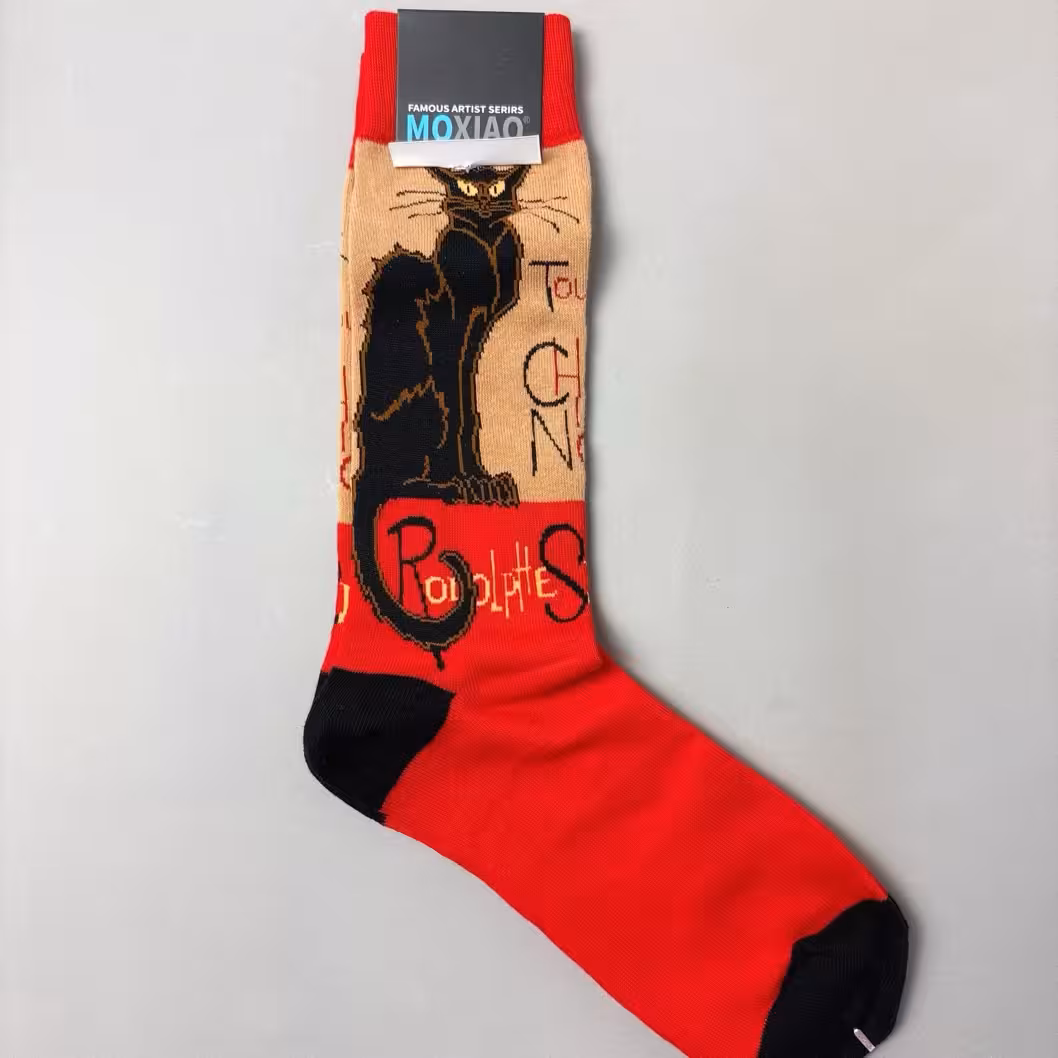 جوراب ساقدار مردانه ماکسیو طرح گربه اشرافی