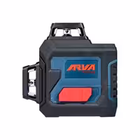 تراز لیزری آروا سه خط 360 درجه نور سبز ریموت دار مدل 4682