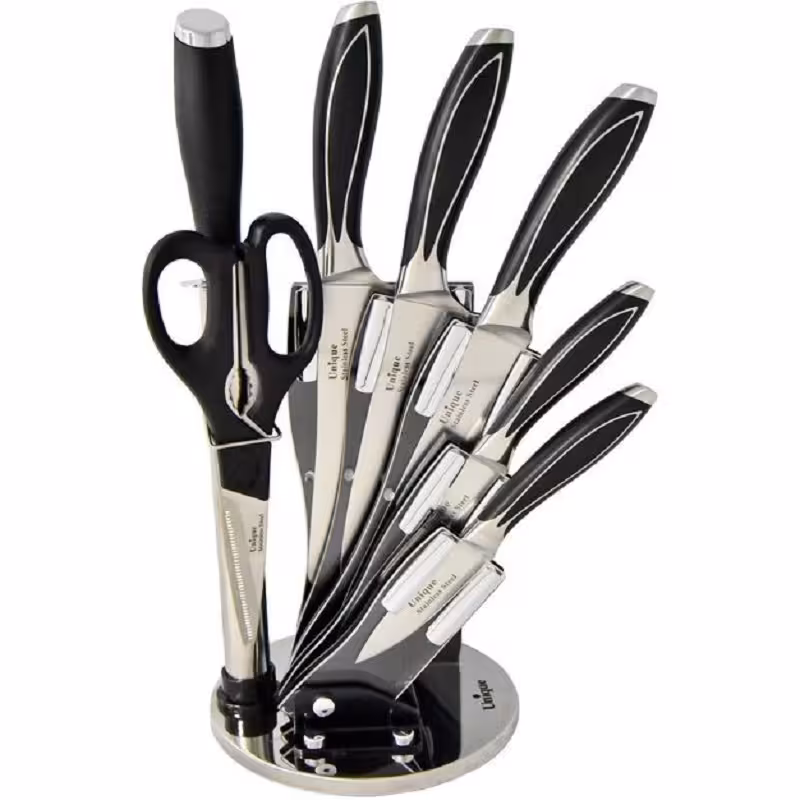 سرویس چاقو یونیک 8 پارچه پروانه یونیک مدل UN-5100
