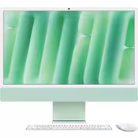 خرید و قیمت کامپیوتر آل این وان اپل 24 اینچی مدل iMac MWUE3 M4 16GB 256GB SSD