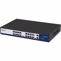 سوئیچ POE شانزده پورت HRUI مدل HR901-AF-1621GS-200