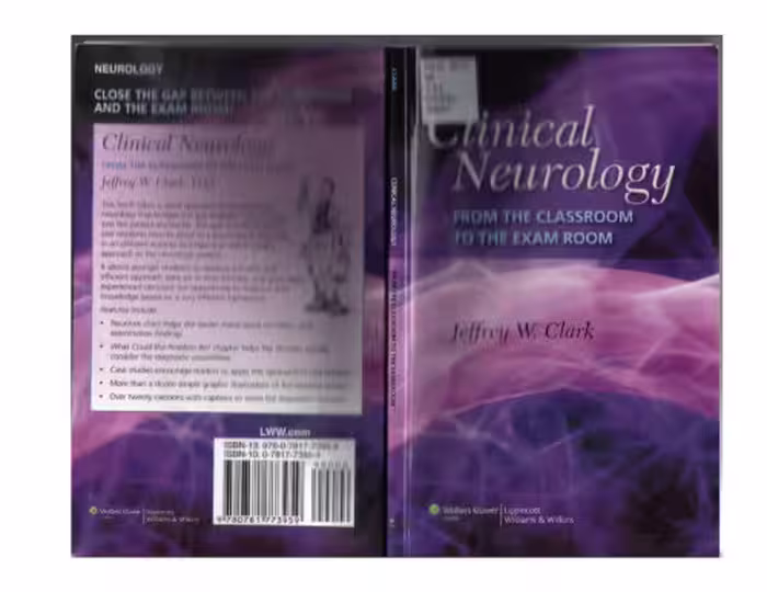 خرید و دانلود نسخه کامل کتاب Clinical Neurology: From the Classroom to the Exam Room