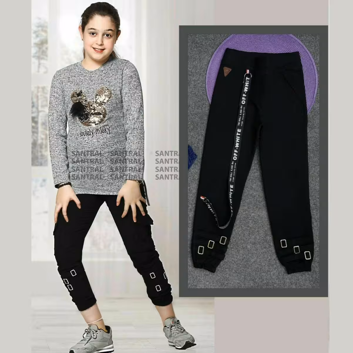 شلوار بیرونی دخترانه بنگال