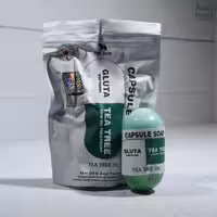 صابون کپسولی عصاره درخت چای فیل اسکین