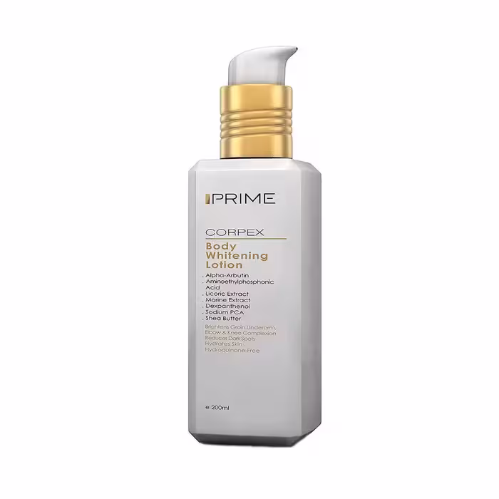 لوسیون روشن کننده بدن پرایم 200 میلی لیتر | Prime Corpex Body Whitening Lotion