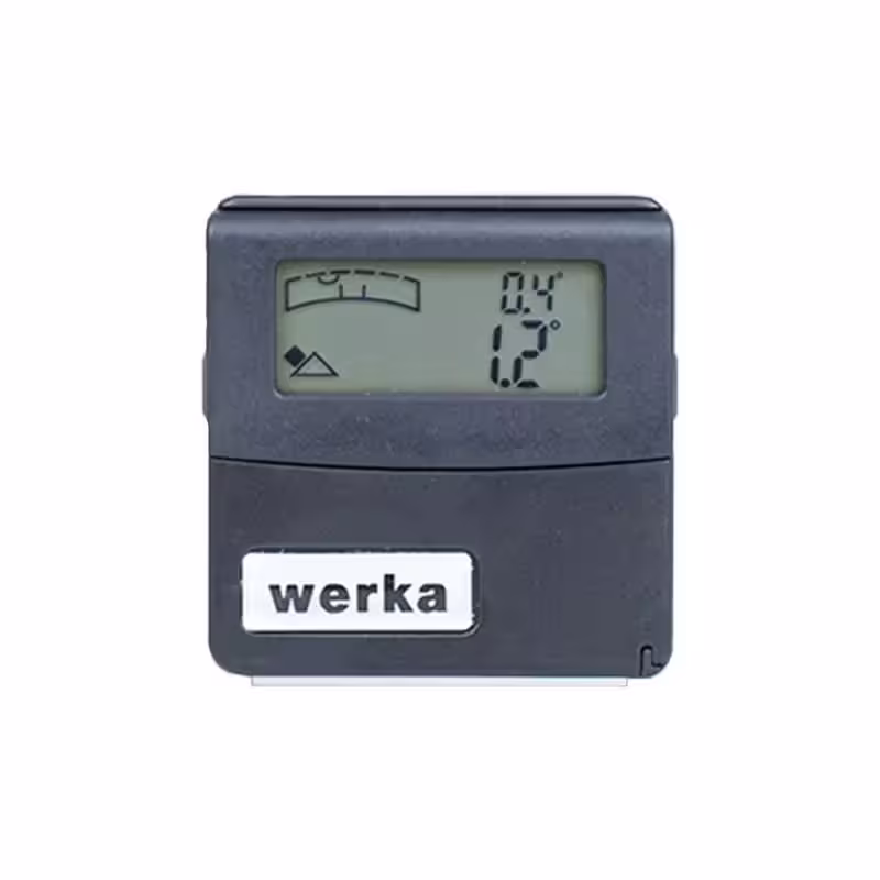 مینی شیب سنج دیجیتال LCD مغناطیسی پایه V 0 ~ 180 درجه 0.1 درجه مدل Werka 242-0719