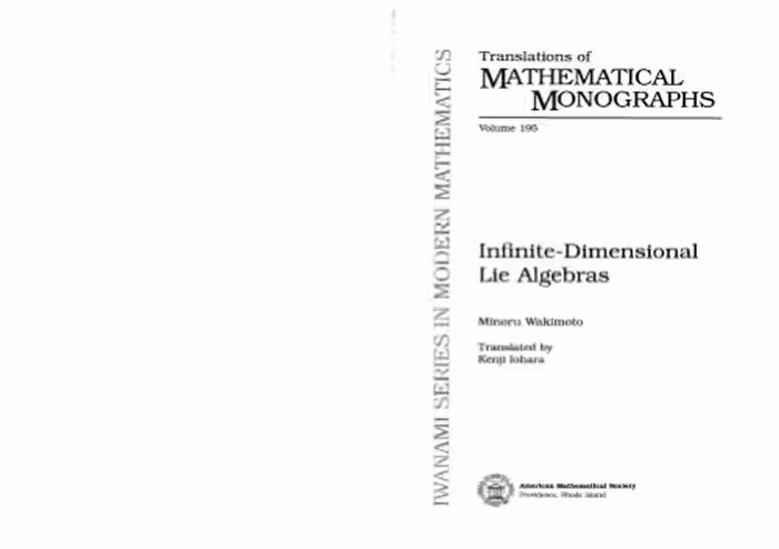 خرید و دانلود نسخه کامل کتاب Infinite-dimensional Lie algebras