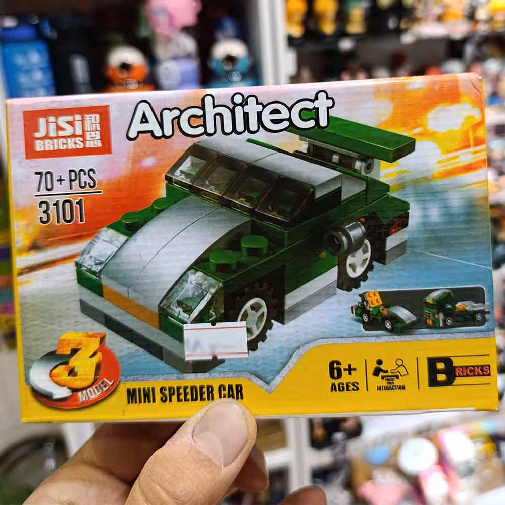 لگو آرشیتکت 3 سازه ماشین سبز