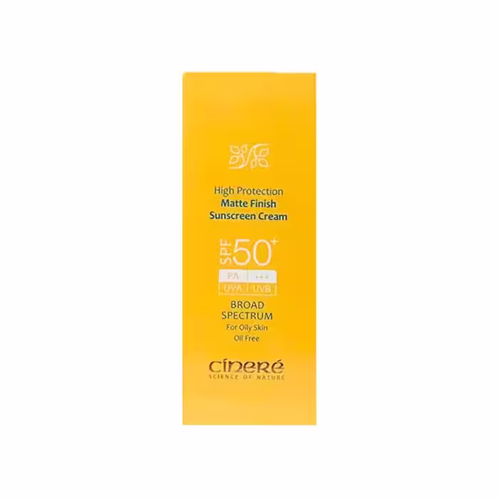 سینره-ضد افتاب فاقد چربی SPF50بی رنگ