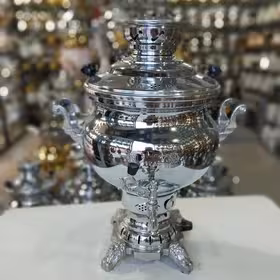 سماور گازی سما مدل مهسان 8 لیتر ساده (ثما)