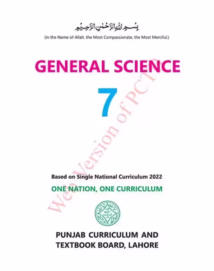 خرید و دانلود نسخه کامل کتاب General Science 7