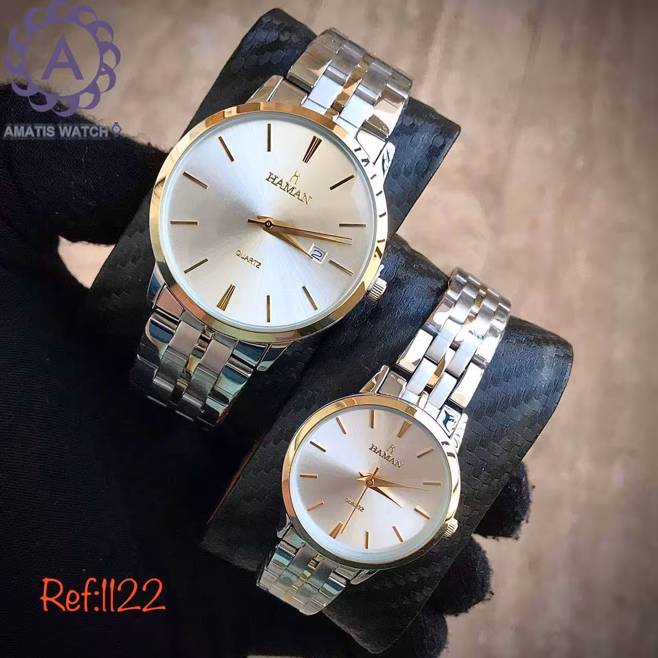 ساعت مچی ست هامان مدل Haman 1122R
