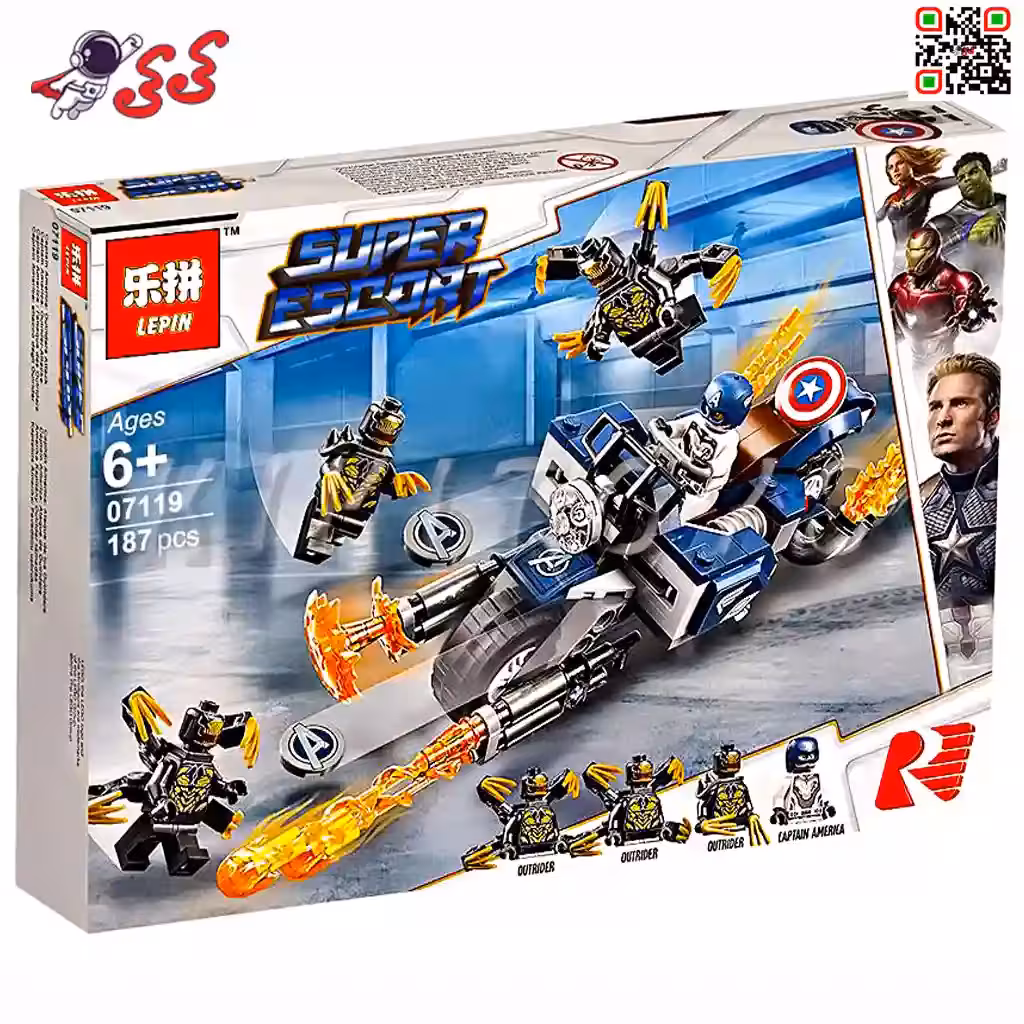 لگو کاپیتان امریکا اونجرز 4 حمله بیرونی اند گیم لپین Lepin 07119