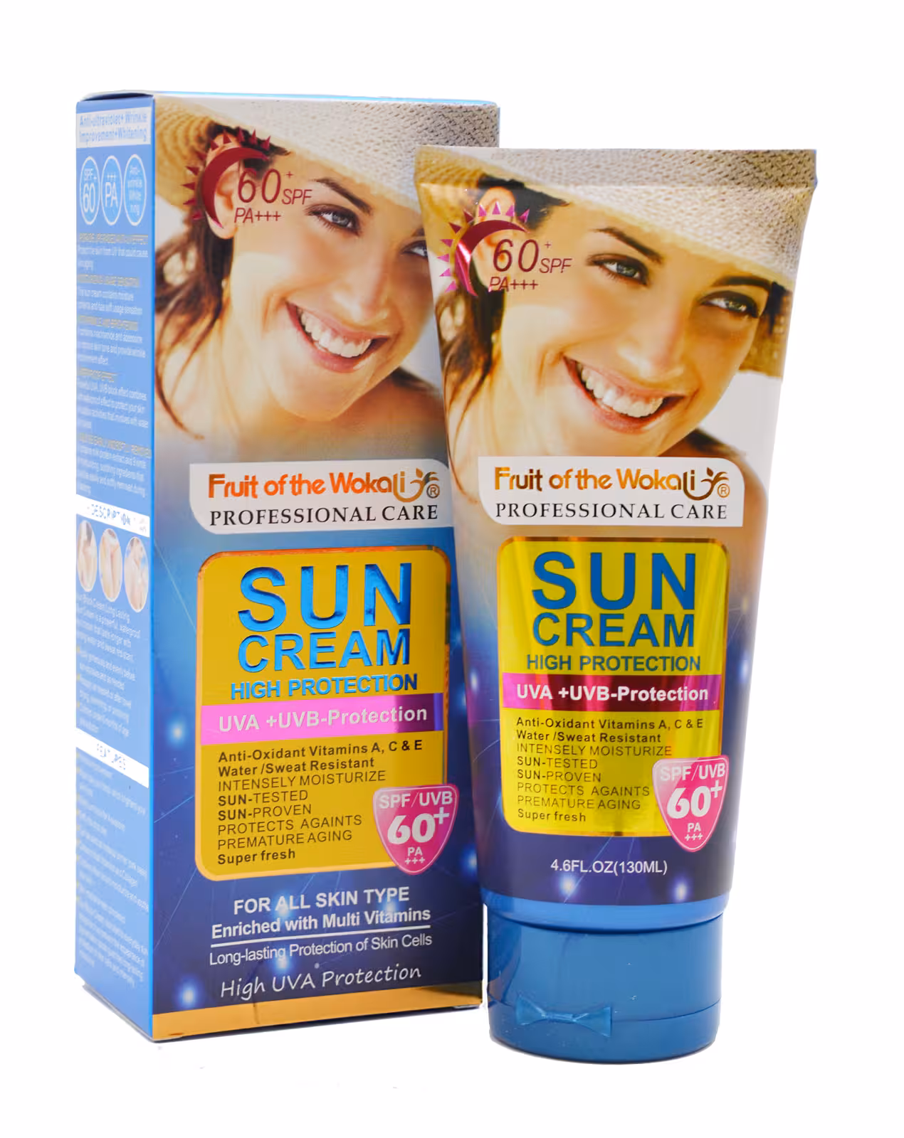 کرم ضد آفتاب وکالی spf 60 Wokali