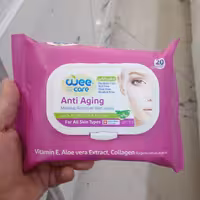 دستمال مرطوب وی کر مدل New Anti Aging بسته 20 عددی