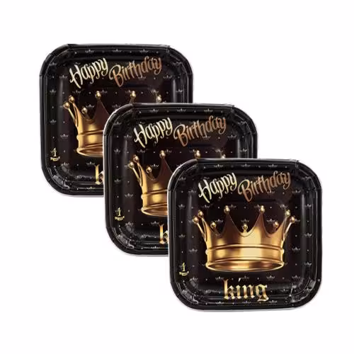 پیش دستی کاغذی تاج مشکی