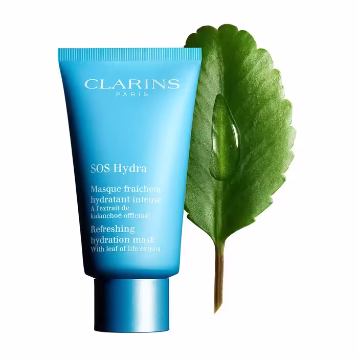 ماسک آبرسان صورت کلارنس ( CLARINS – SOS Hydra Refreshing Hydration Mask )