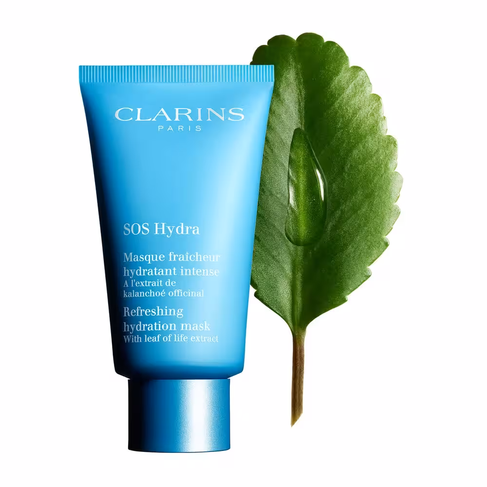 ماسک آبرسان صورت کلارنس ( CLARINS – SOS Hydra Refreshing Hydration Mask )