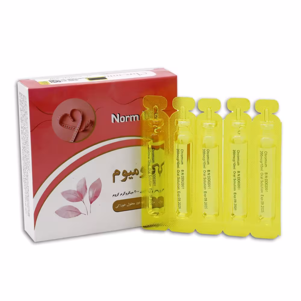 ویال کروم نورم لایف کرومیوم 200 میکروگرم
