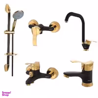 ست شیرآلات فاخته مدل کارن کد MT2KH مجموعه 5 عددی