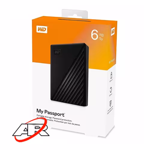 هارد اکسترنال وسترن دیجیتال مدل My Passport 6TB