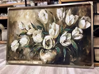 تابلو تکسچر برجسته طرح گل