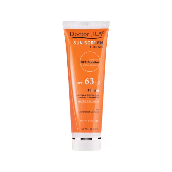 کرم ضد آفتاب رنگی SPF63 دکتر ژیلا