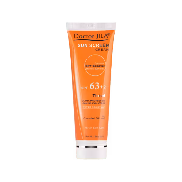 کرم ضد آفتاب رنگی SPF63 دکتر ژیلا