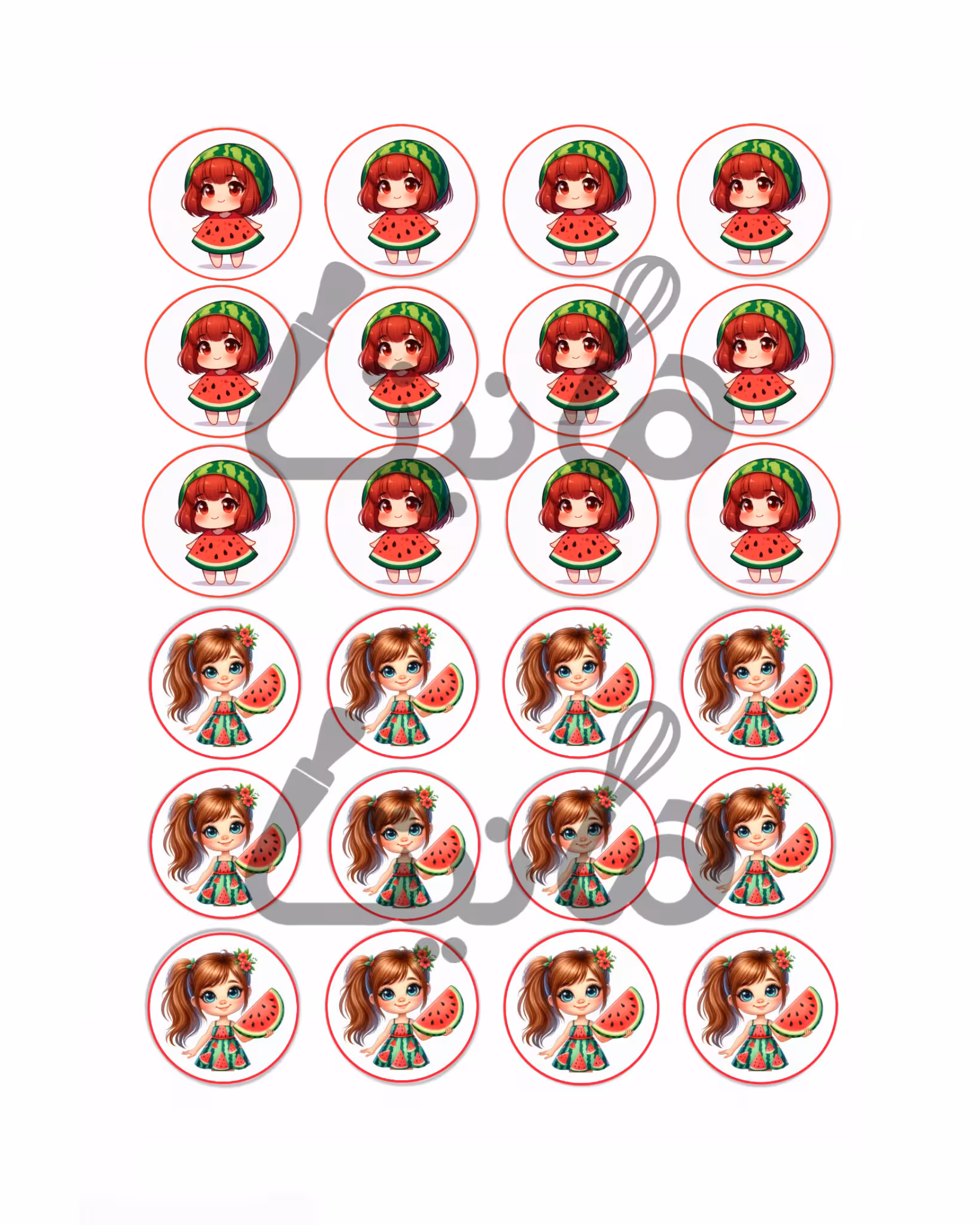 استیکر خوراکی دختر یلدا کد 143