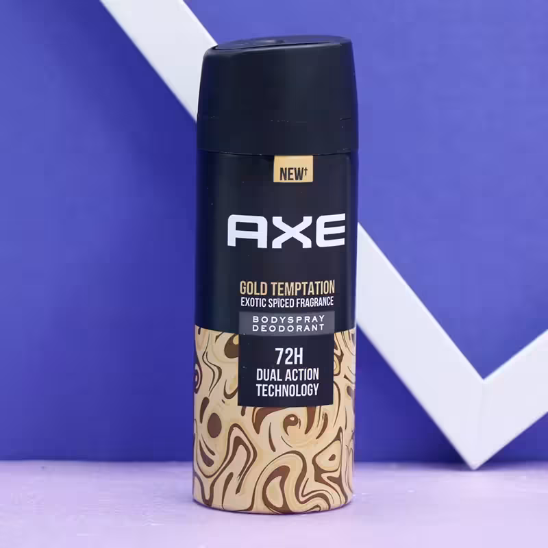 اسپری بدن اکس AXE GOLD TEMPTATATION حجم 150میل کد 91258