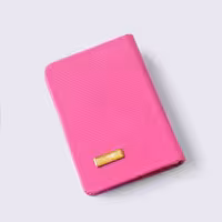 کلاسور جیبی 6 حلقه چرم صورتی راوی نوت (RAVINOTE)