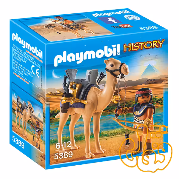 egyptian warrior with camel 5389