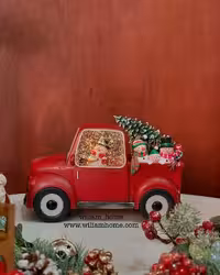 ماشین موزیکال آدم برفی کریسمس، درخت کریسمس و آدم برفی ها