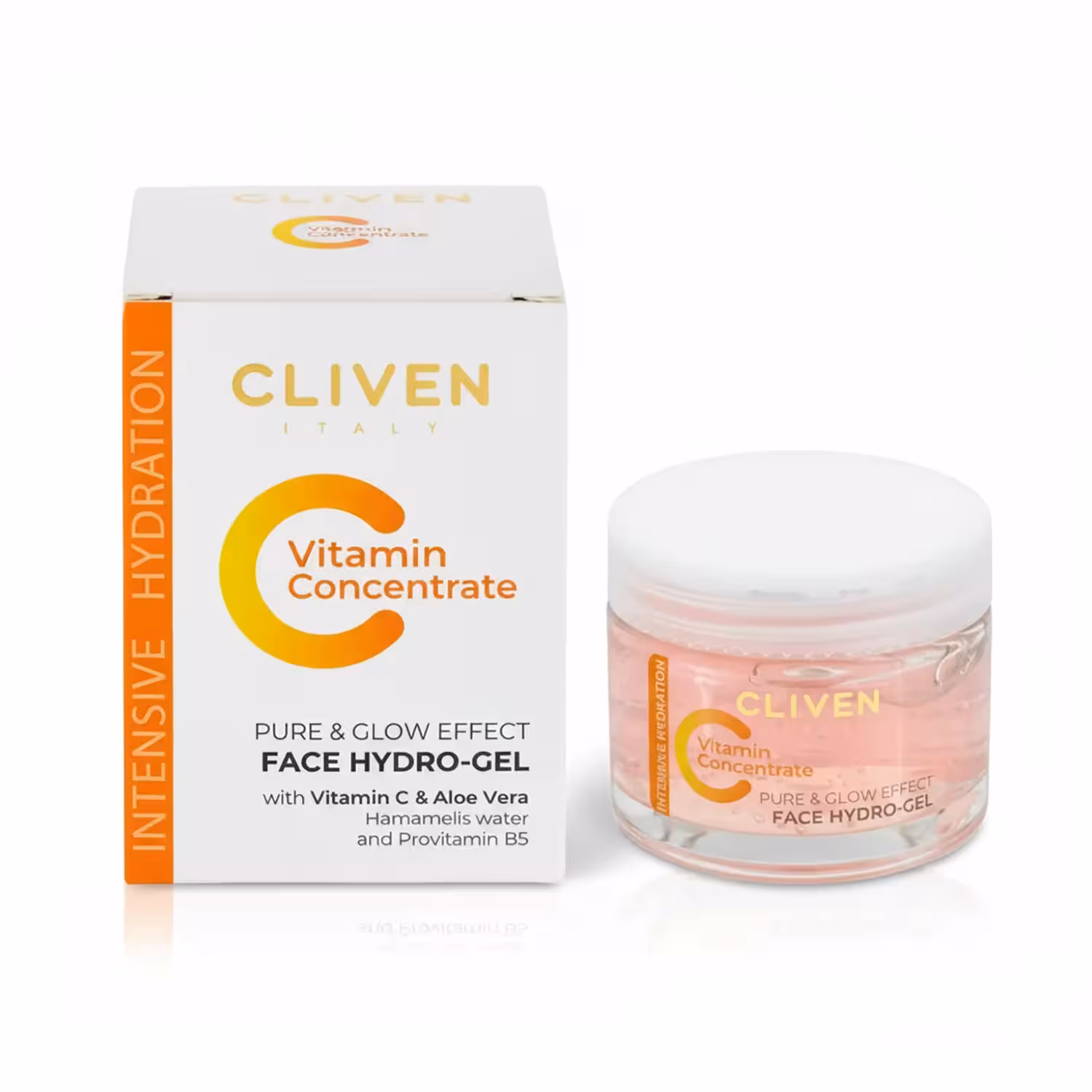 آبرسان و روشن کننده ژلی ویتامین C صورت کلیون 50 میلی لیتر | CLIVEN Face Hydro-Gel Vitamin C