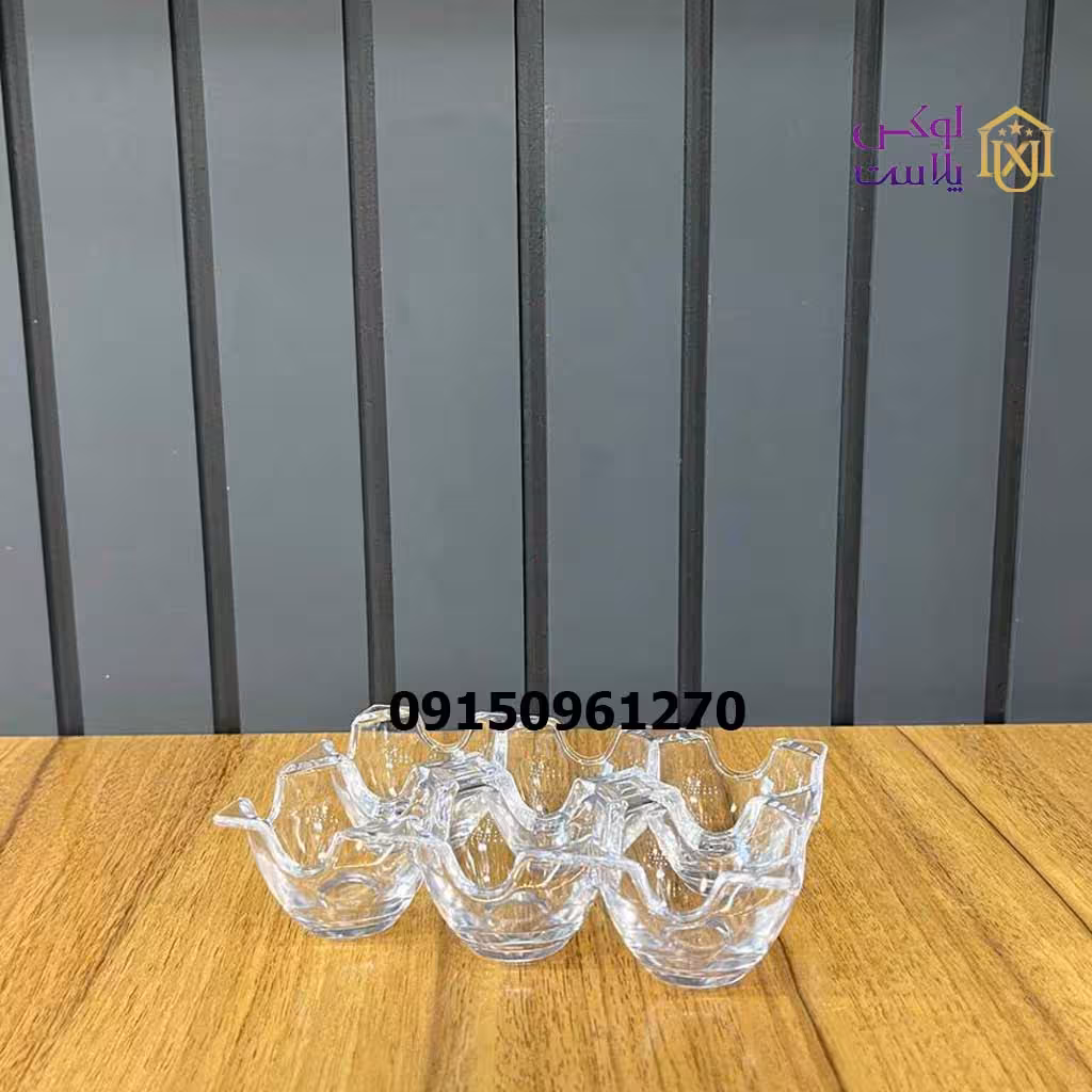 جا تخم مرغی 6 عددی کریستال لیمون 1832