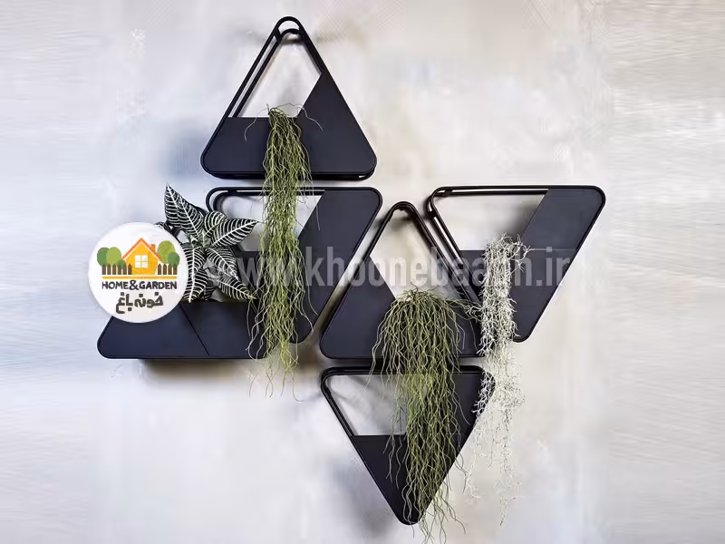 گلدان دیواری مدرن مثلثی