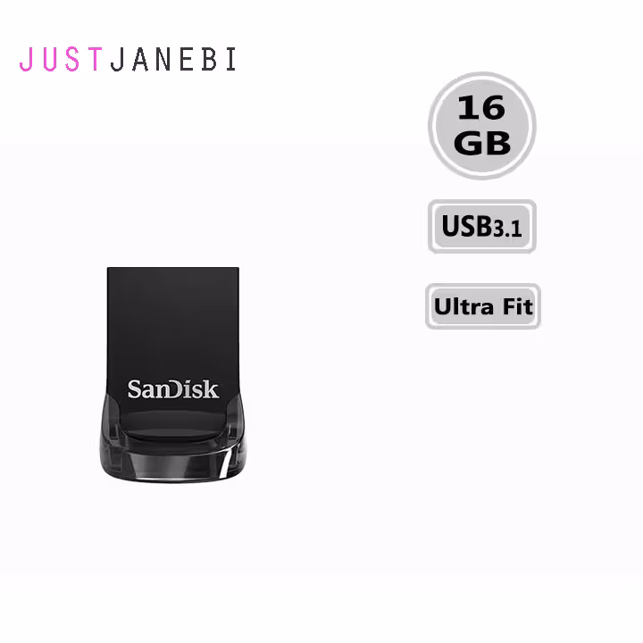 فلش مموری USB3.1 سن دیسک 16 گیگابایت مدل SanDisk Ultra Fit